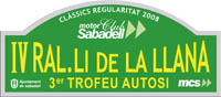 IV Ral�li de la Llana Trofeu Autosi - 2008